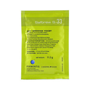 Дрожжи пивные Fermentis Safale S-33, 11,5г