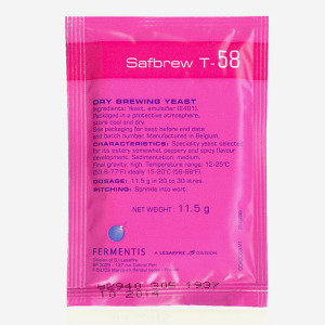 Дрожжи пивные Fermentis Safbrew T-58, 11,5г